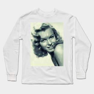 marylin in blue Long Sleeve T-Shirt